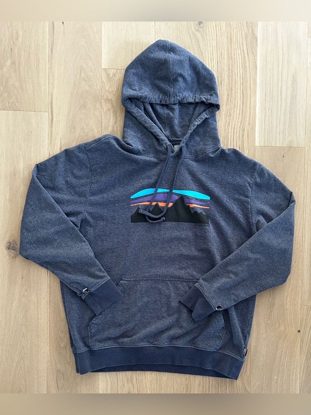 Patagonia Fitz Roy Banner Lightweight Hooded Sweatshirt - Size Large READ*